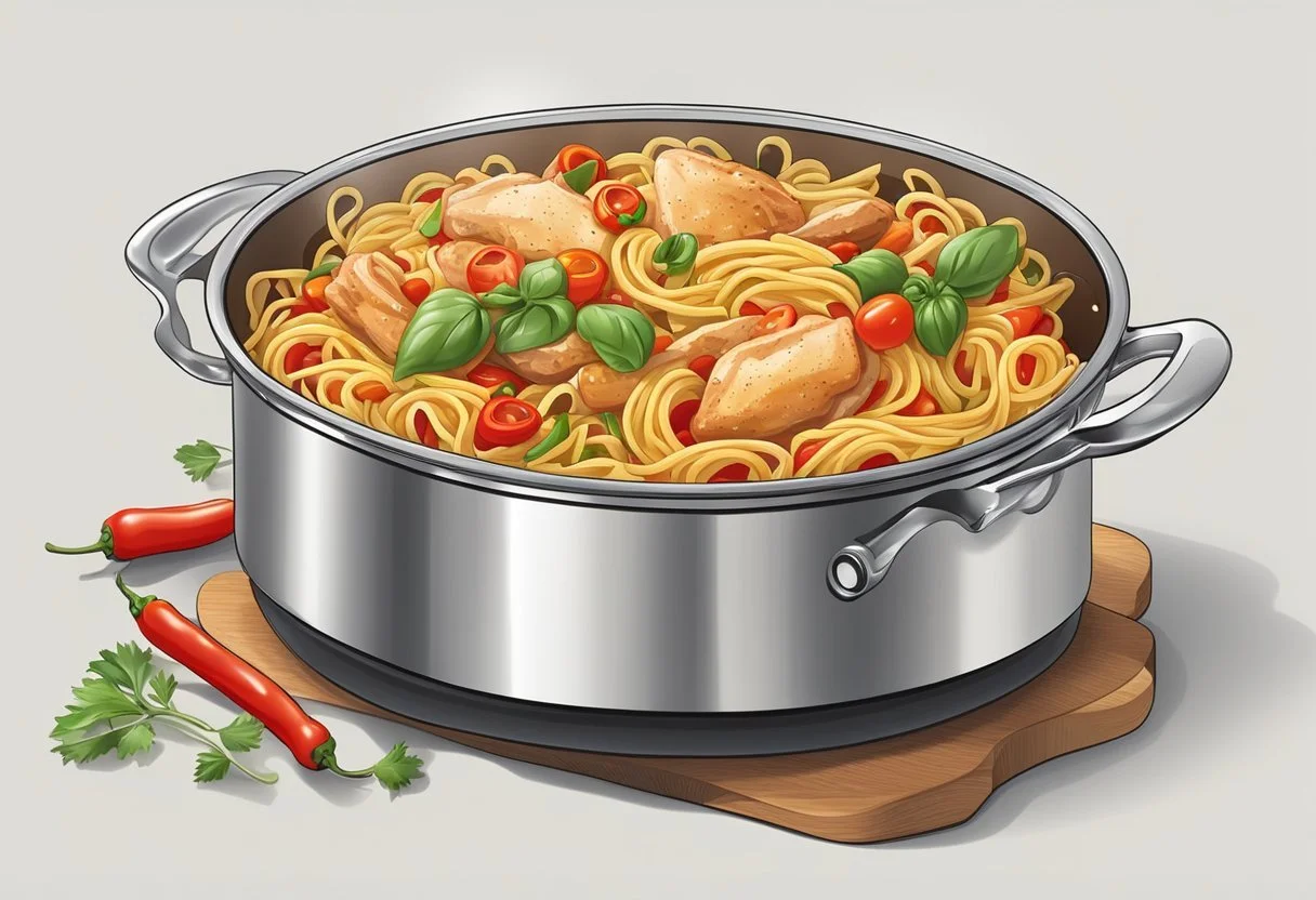 Texas Chicken Spaghetti