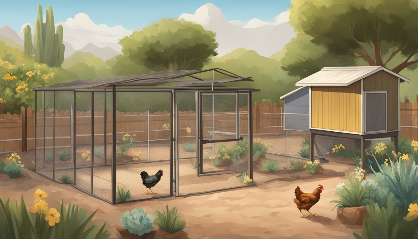 Illustration of City Chicken Coop Regulations