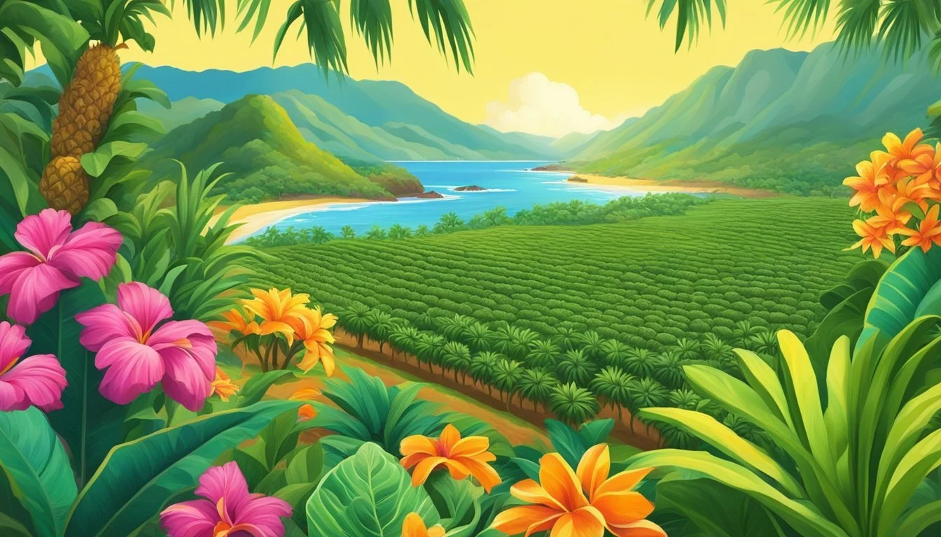 Hawaii Seasonal Fruit & Vegetables in October