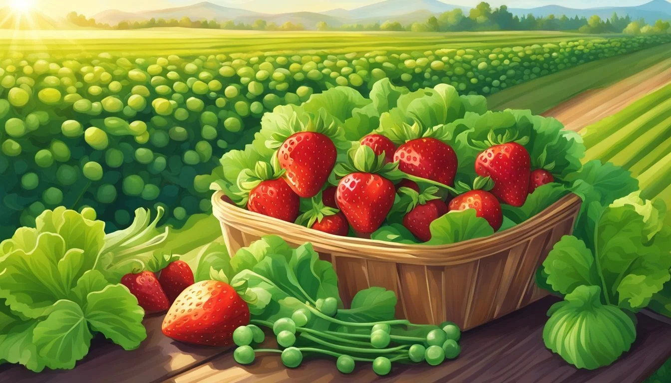 Pennsylvania Seasonal Fruit &amp; Vegetables in June