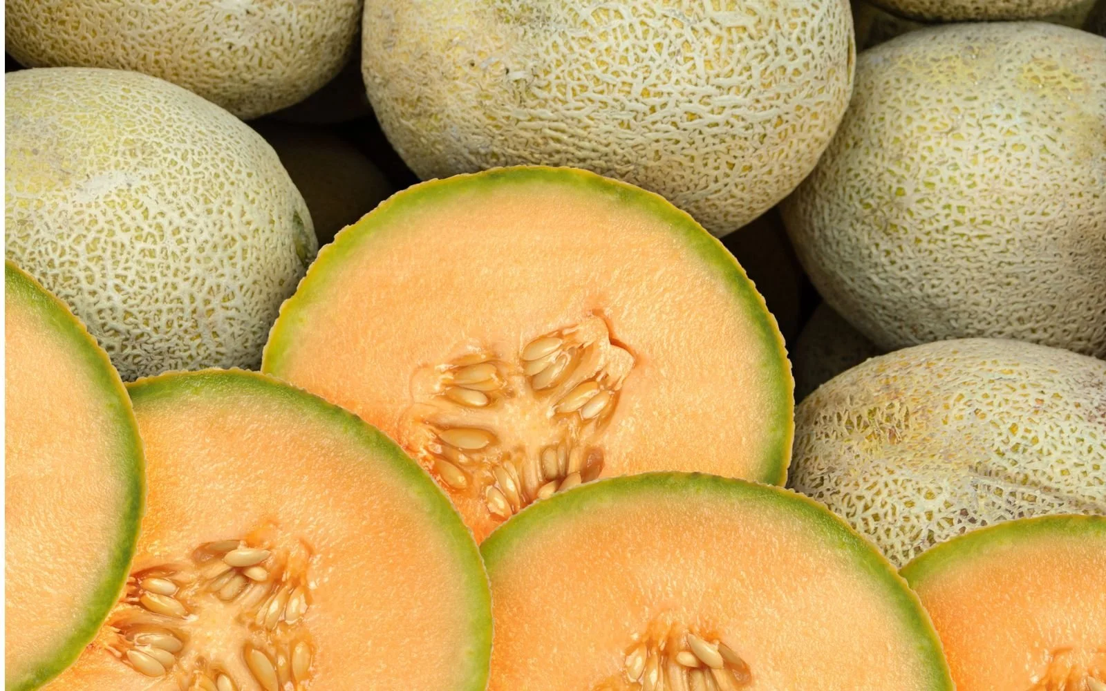 Musky and Sweet Cantaloupes Delicious Produce From Texas
