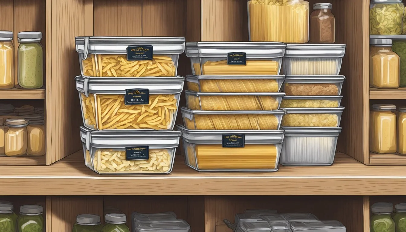 Image showcasing Pasta Perfection: Understanding How Long Pasta Lasts in Your Pantry