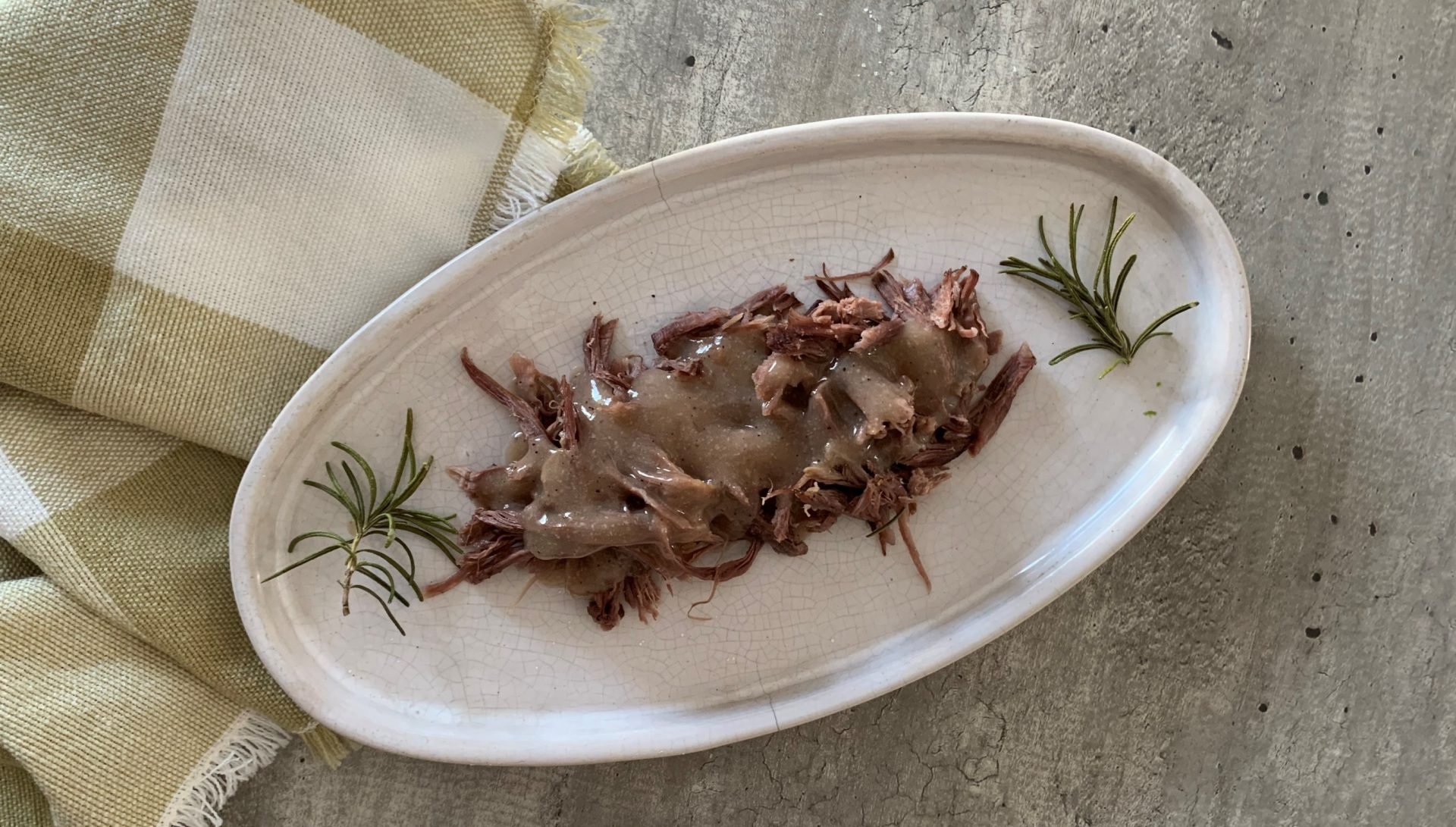 Lamb Gravy with Red Wine  Recipe