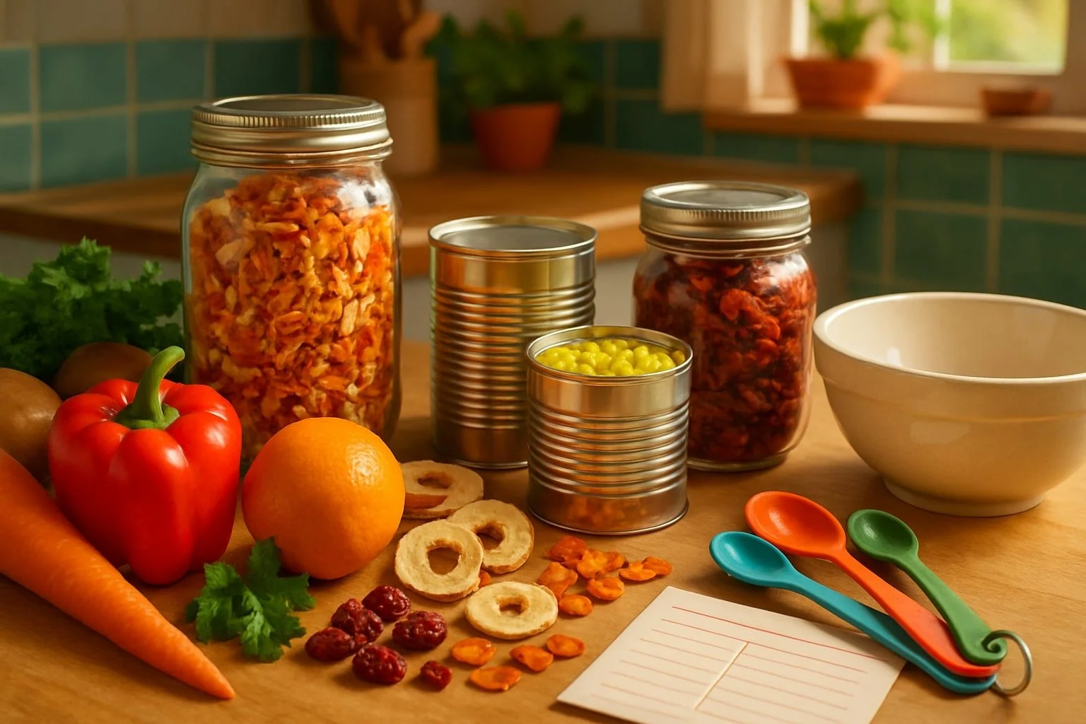 Smart Swapping for Dehydrated and Canned Food Recipes
