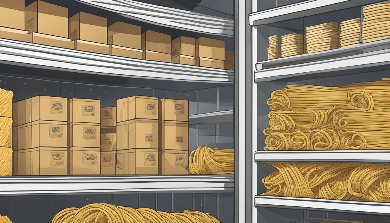 View of Spaghetti Pasta Shelf Life: How Long Does It Last and Storage Tips