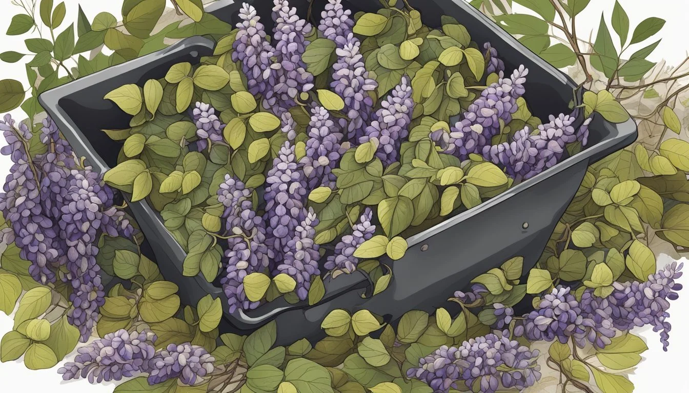 Sustainable Gardening Composting Wisteria Pods for EcoFriendly Practices