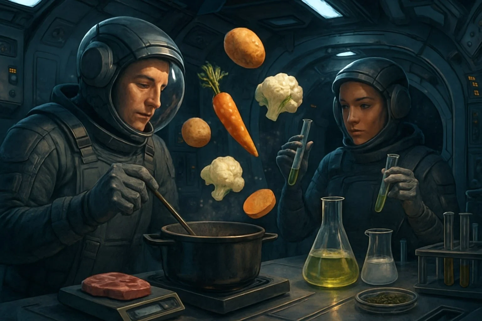 Ingredient Substitution in Space or Submarine Missions