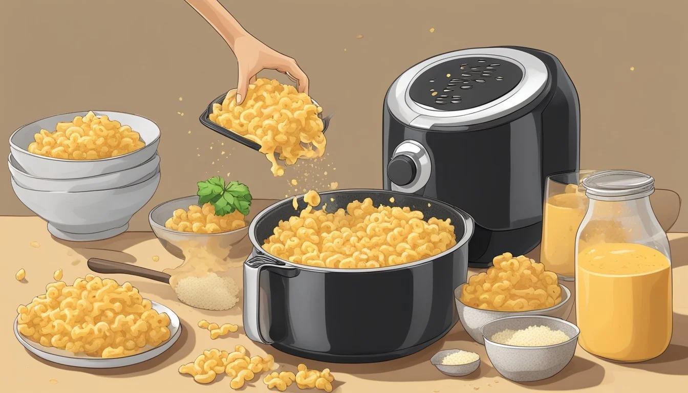 Air Fryer Mac and Cheese