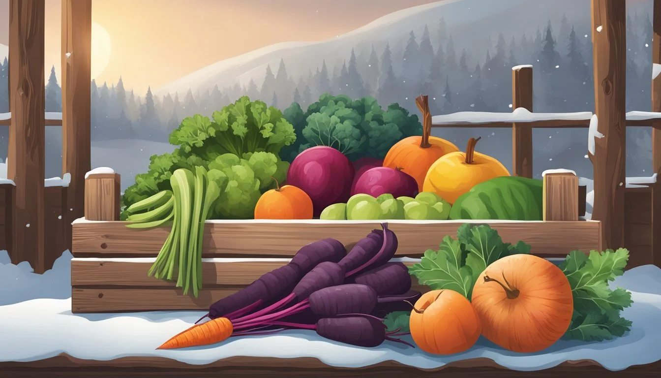 Maryland Seasonal Fruit & Vegetables in February