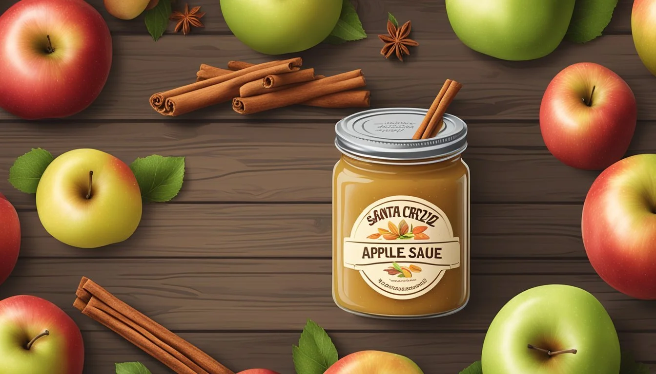 Santa Cruz Organic Applesauce Nutritious Snack & Versatile Kitchen Staple