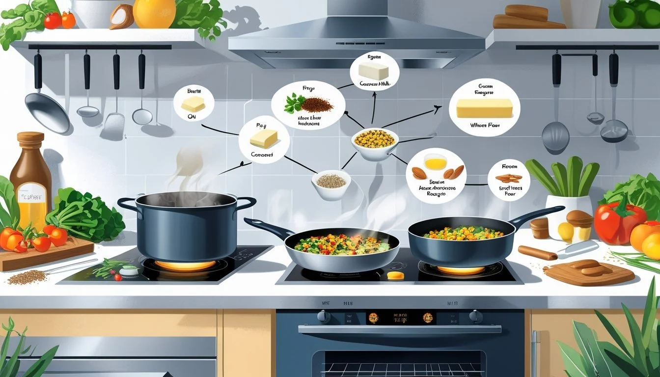Cooking Ingredients Process How to Replace Ingredients by Cooking Method | Expert Substitution Tips