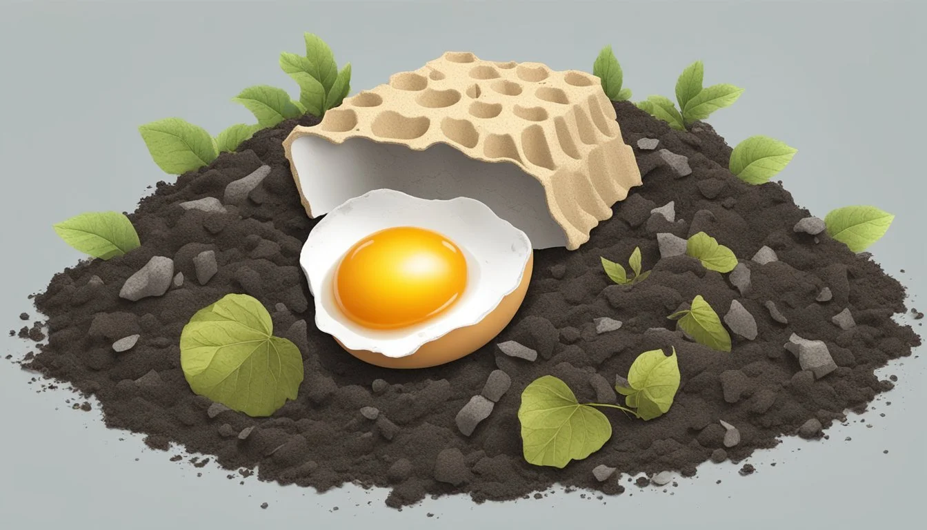 EcoFriendly Disposal Composting Foam Egg Cartons for Sustainable