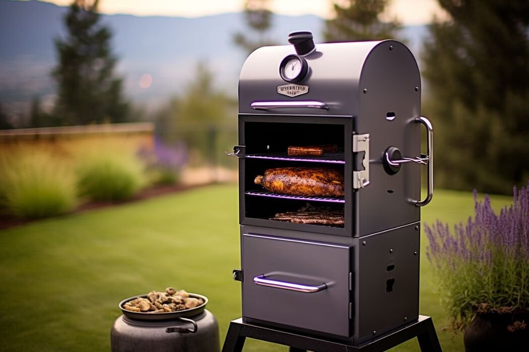 Smoker Wood Chip Box for BBQ grill. Add Wood Chips to Tray for The Best Tasting