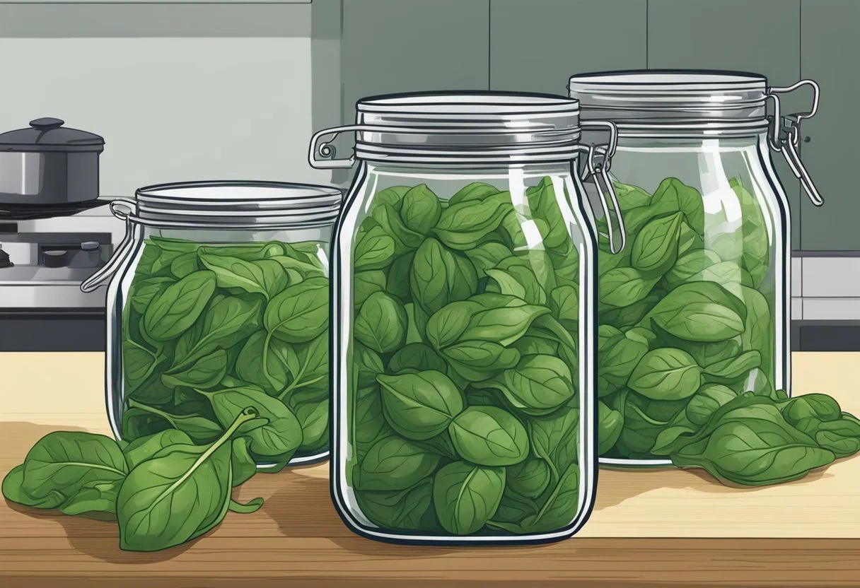 Canning Spinach at Home