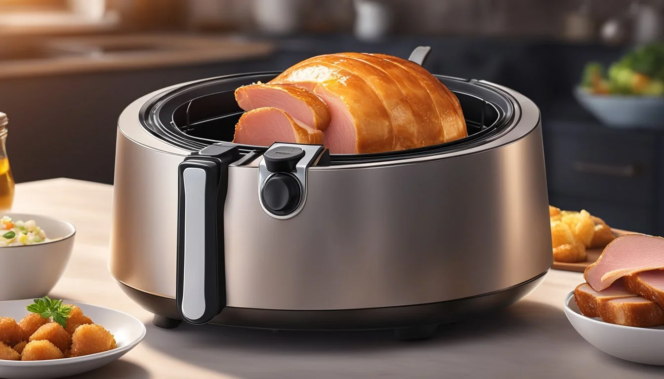 Air Fryer Honey Glazed Ham