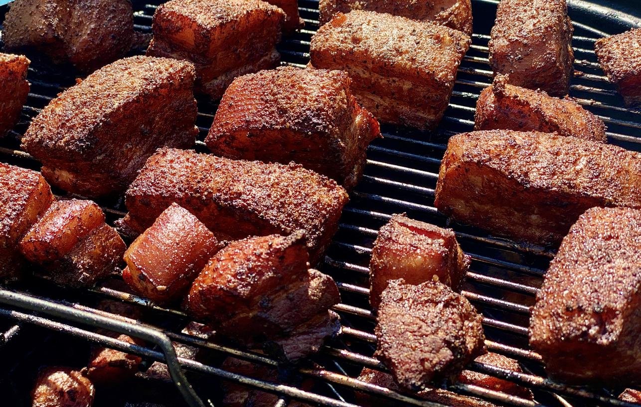 Smoked Pork Belly Strips (How to Smoke Pork Belly)