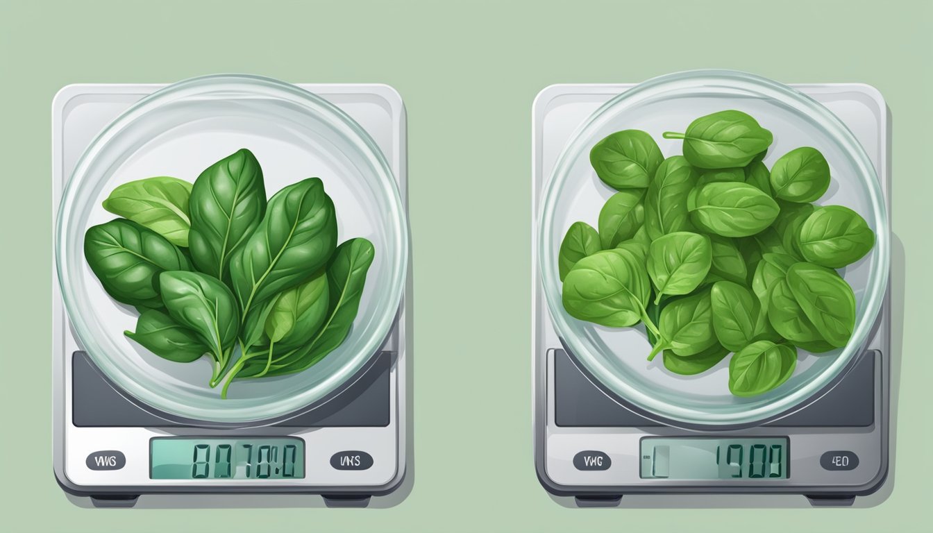 Frozen Spinach Weight vs Fresh Grams: Conversion Guide for Recipes