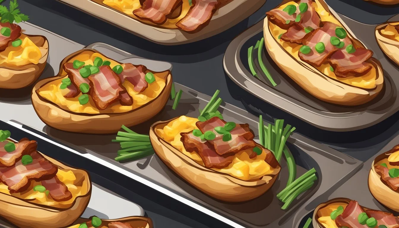 Air Fryer Loaded Potato Skins