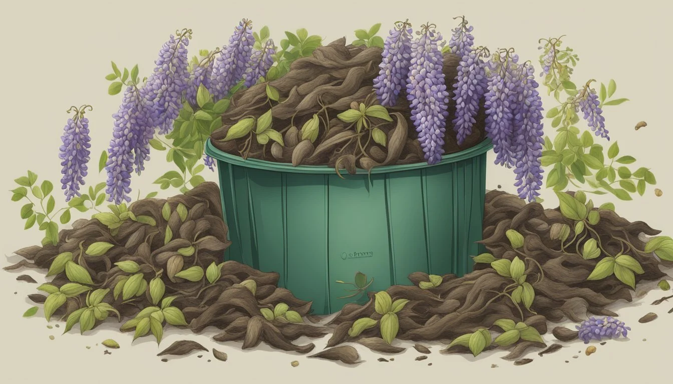Sustainable Gardening Composting Wisteria Pods for EcoFriendly Practices