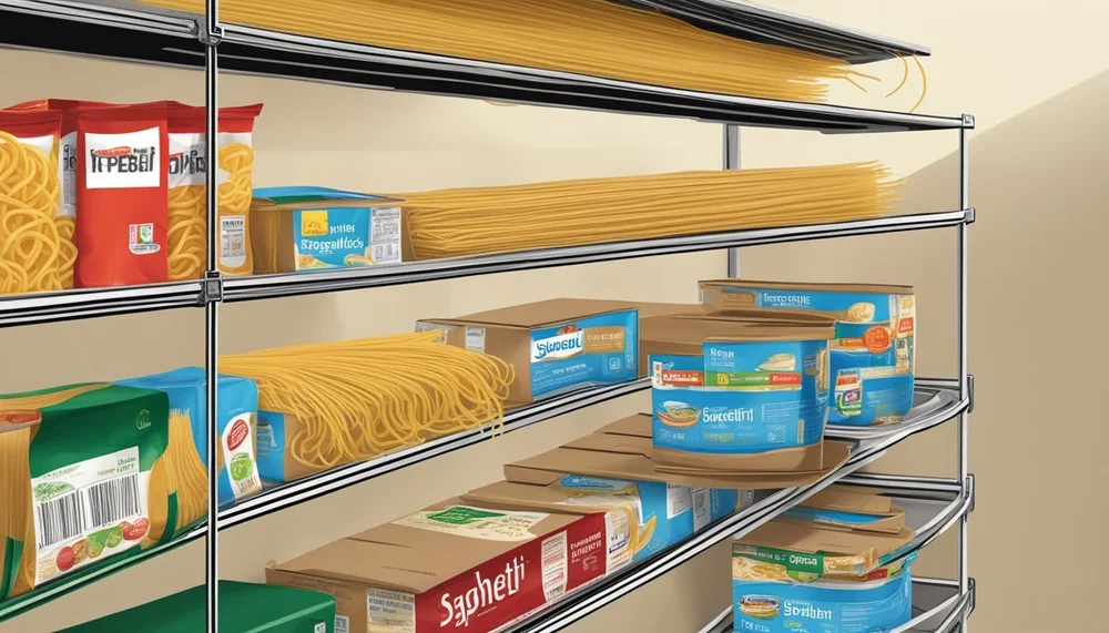 View of Spaghetti Pasta Shelf Life: How Long Does It Last and Storage Tips