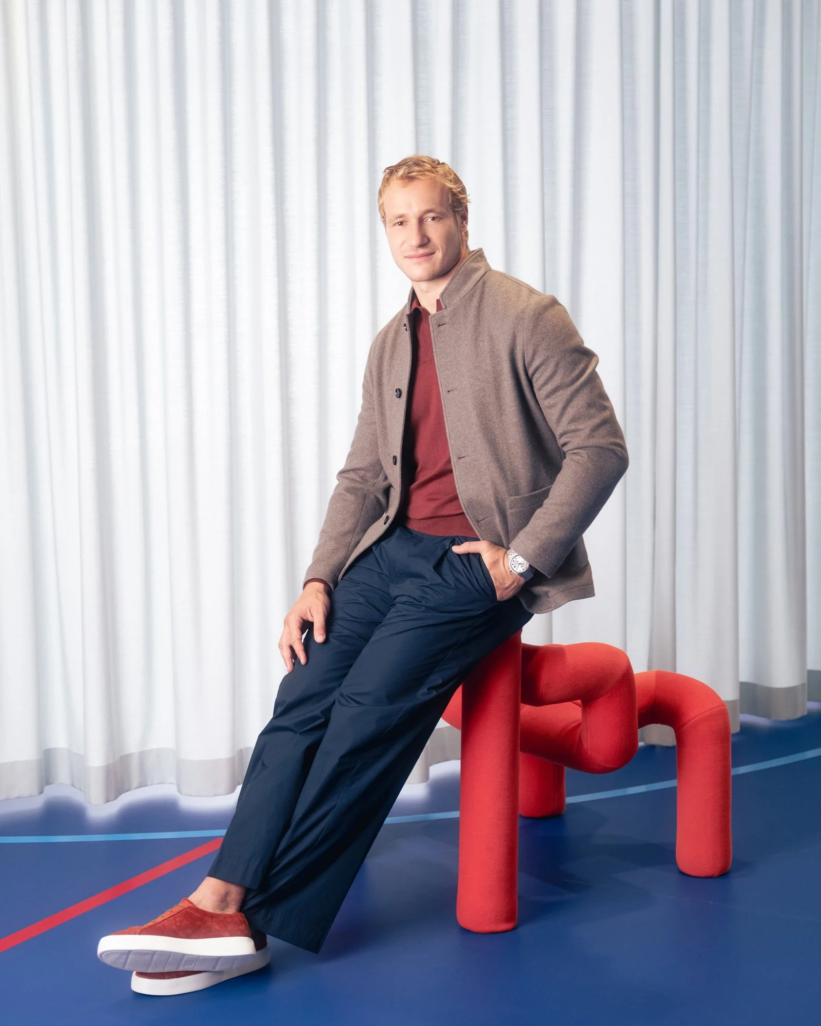 Marco Odermatt, Swiss Alpine Skier, for Bilan Luxe Magazine