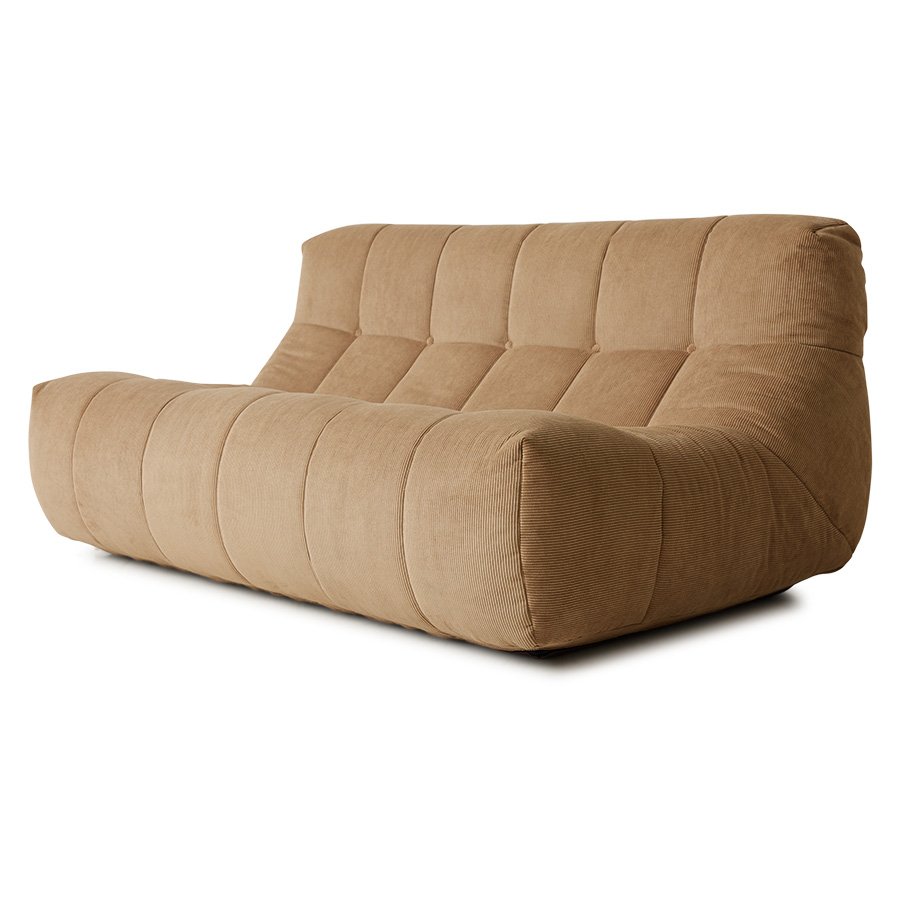 Lazy Lounge Bench - Corduroy Rib- Brown