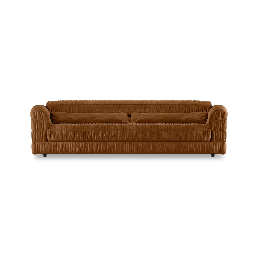 Club Couch - Royal Velvet - Caramel