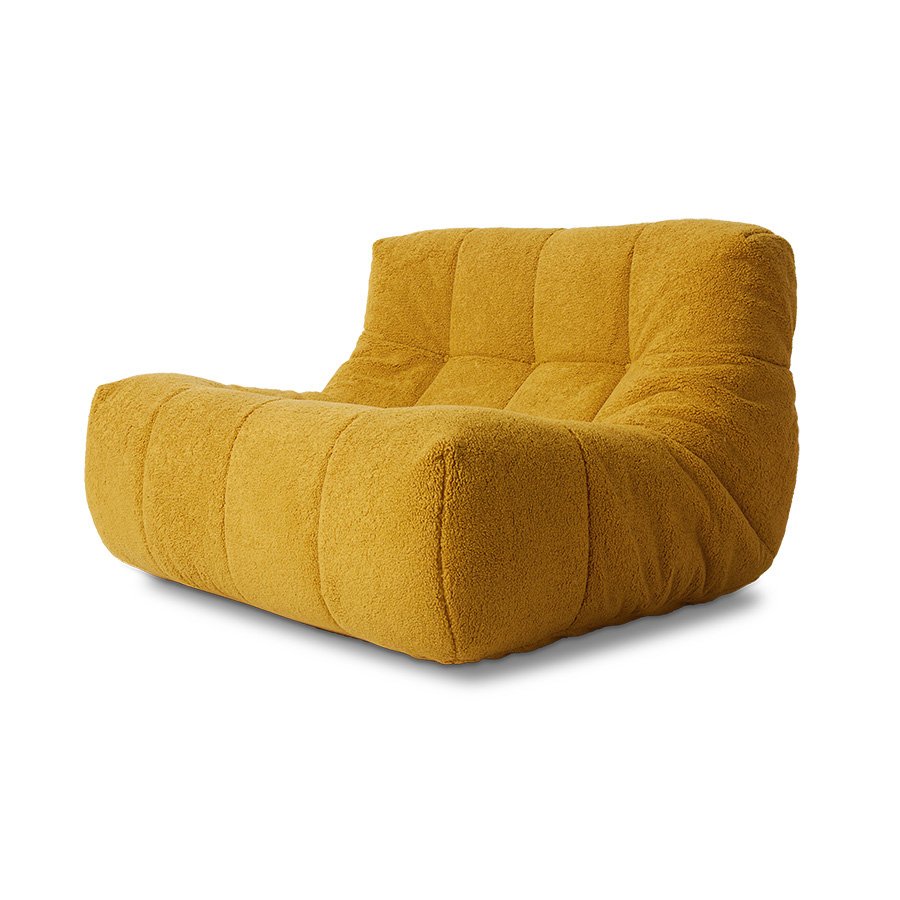 Lazy Lounge Chair - Fluffy - Ochre