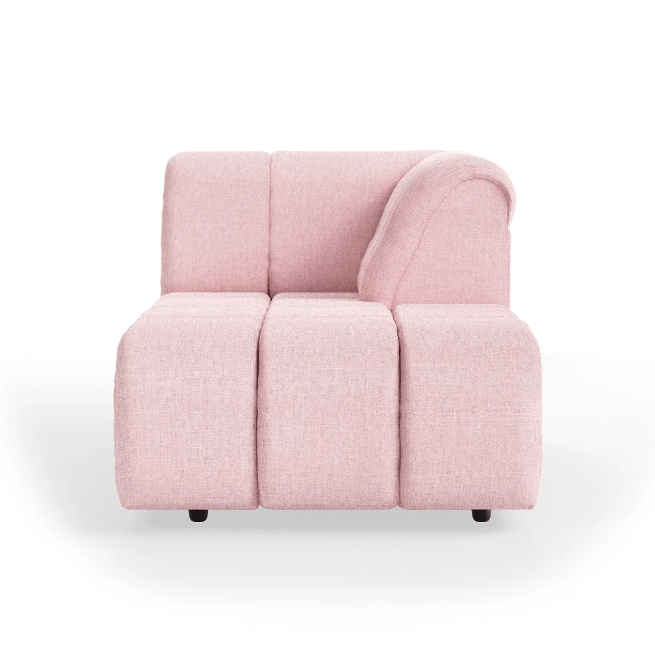 Wave Couch: Element Right Divan - Wise - Blossom