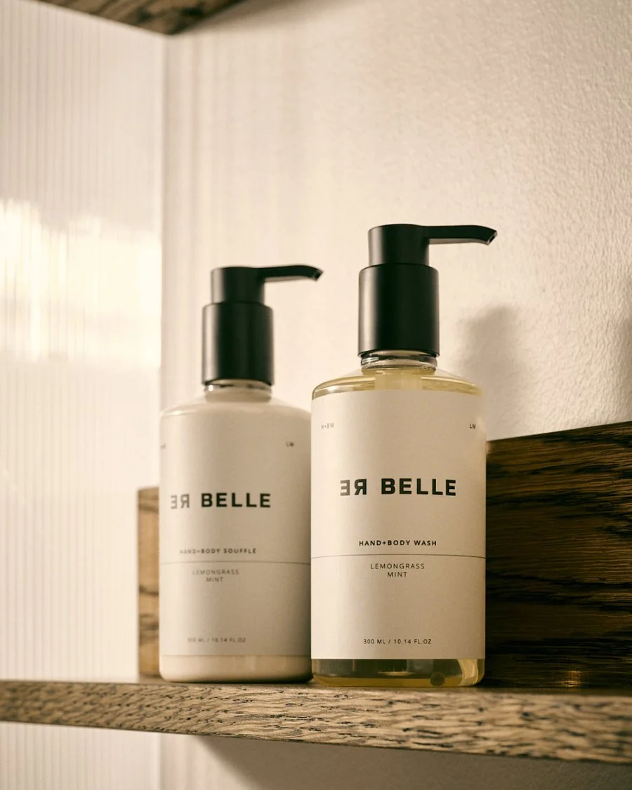 RE BELLE  Hand+Body Soufflé  Lemongrass Mint