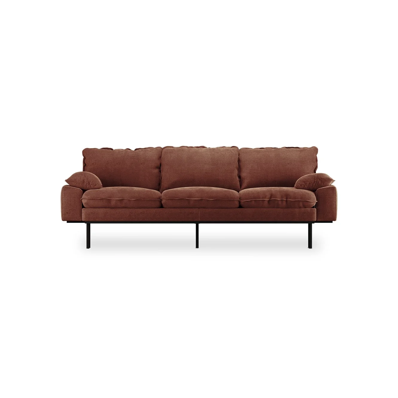 Retro Sofa: 3-seats - Royal Velvet