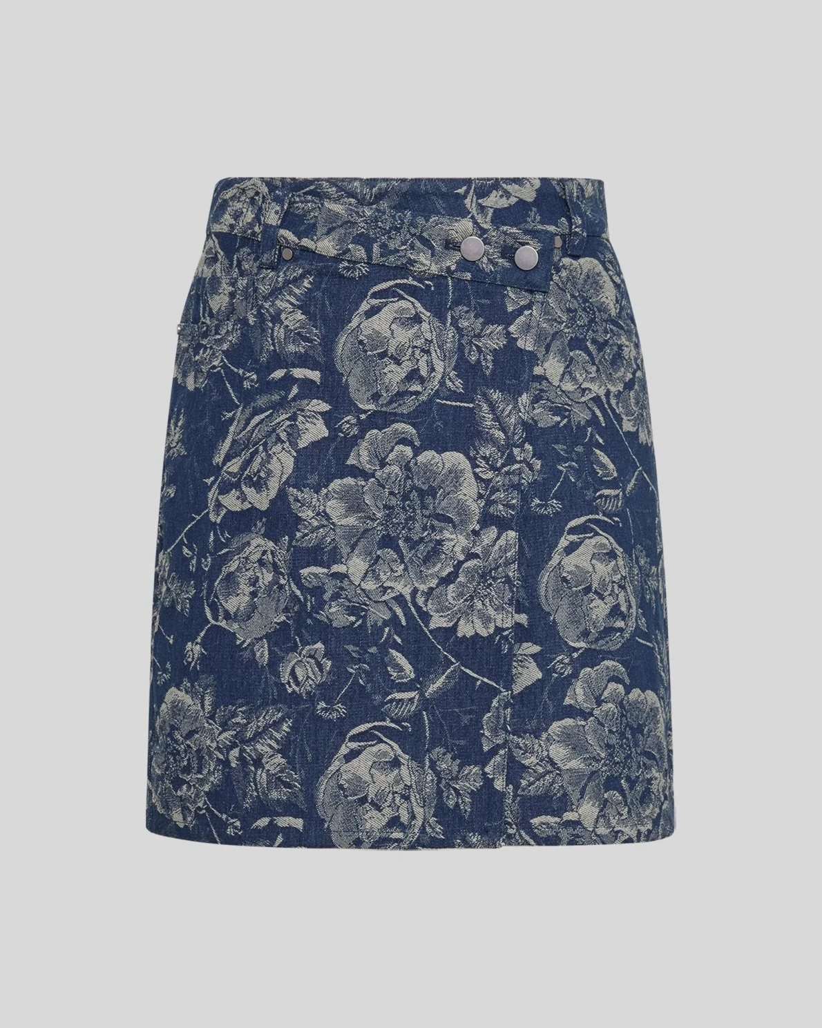 MSCHTita Skirt - Mid Blue Flower