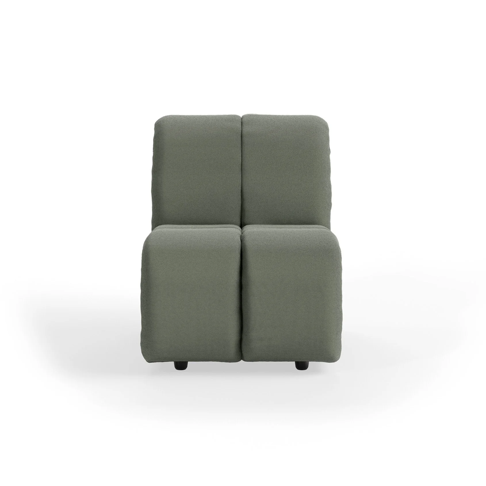 Wave Couch: Element Middle Small - Wander - Army Green