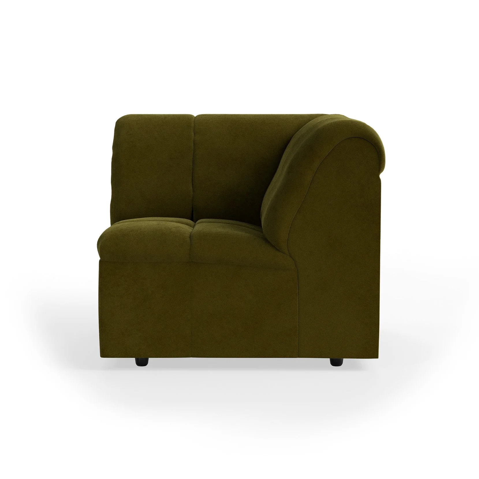 Wave Couch: Element Corner - Royal Velvet