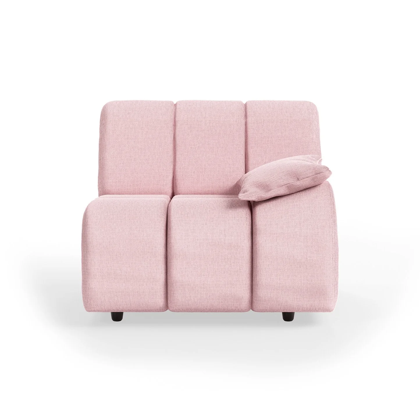 Wave Couch: Element Right Low Arm - Wise - Blossom