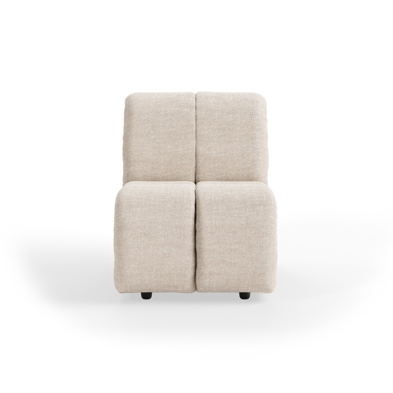Wave Couch: Element Middle Small - Pure
