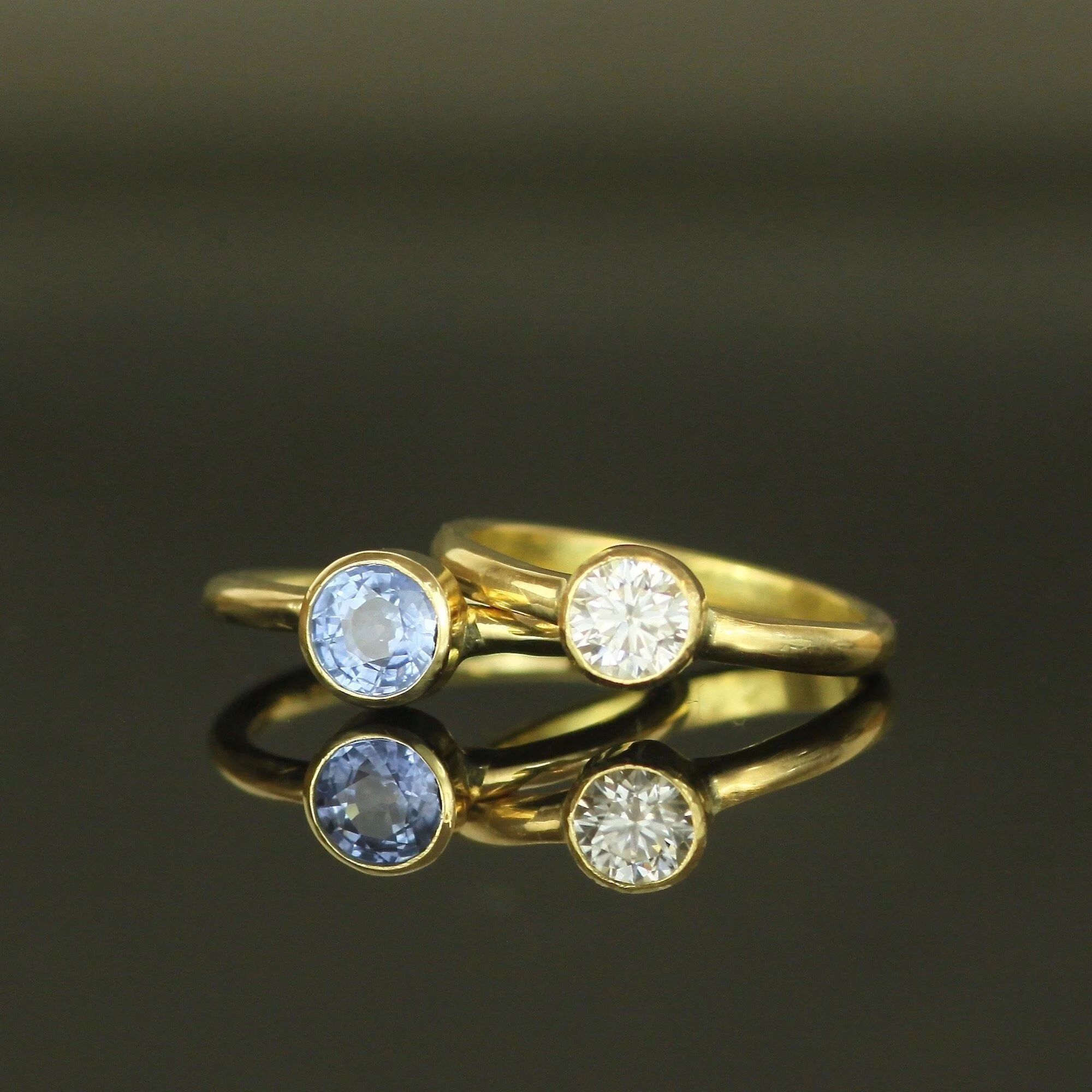 18ct+yellow+gold+blue+sapphire+%26+moissanite+engagement+rings.jpg