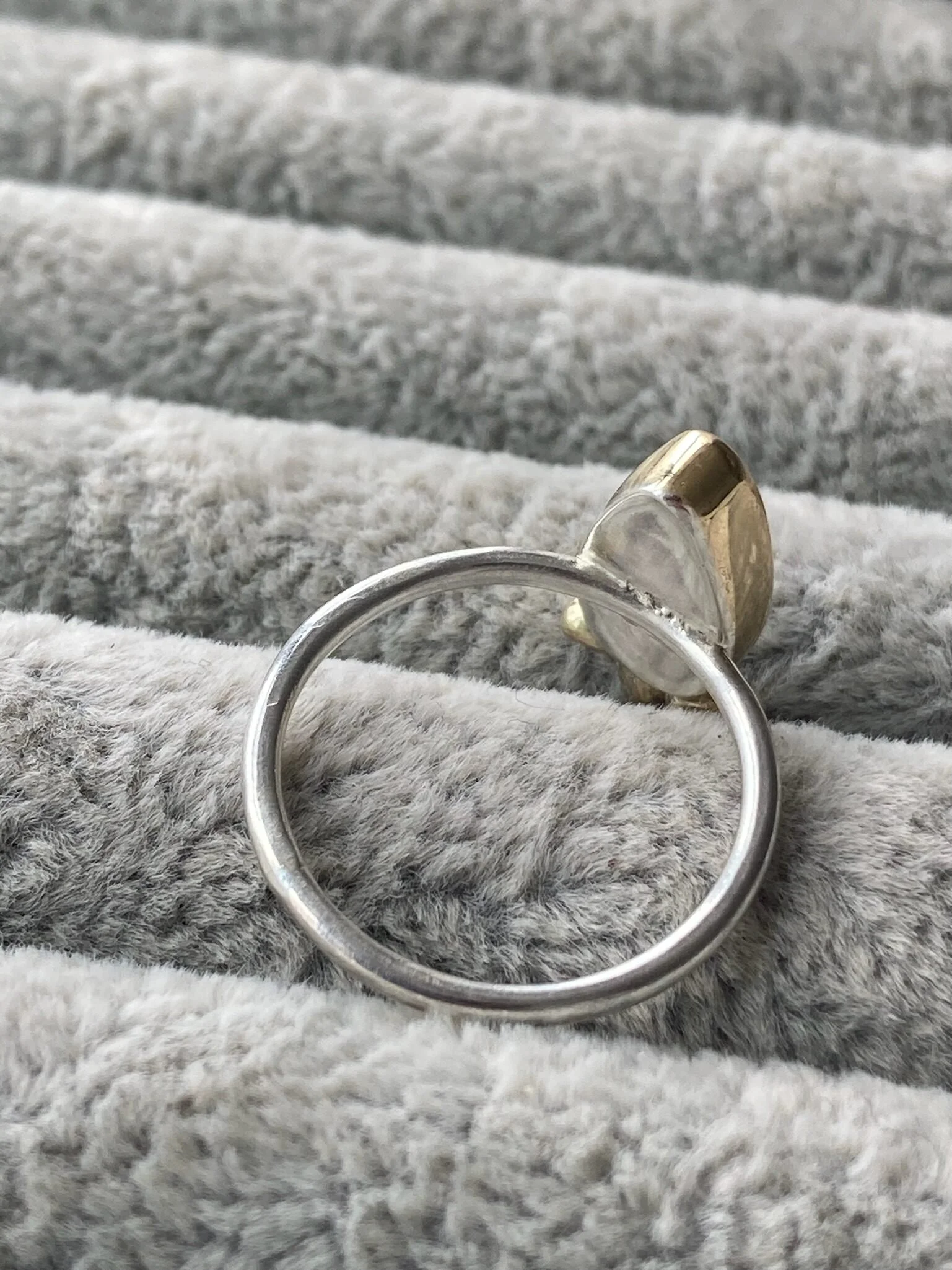 petite turquoise pear ring size L.jpg