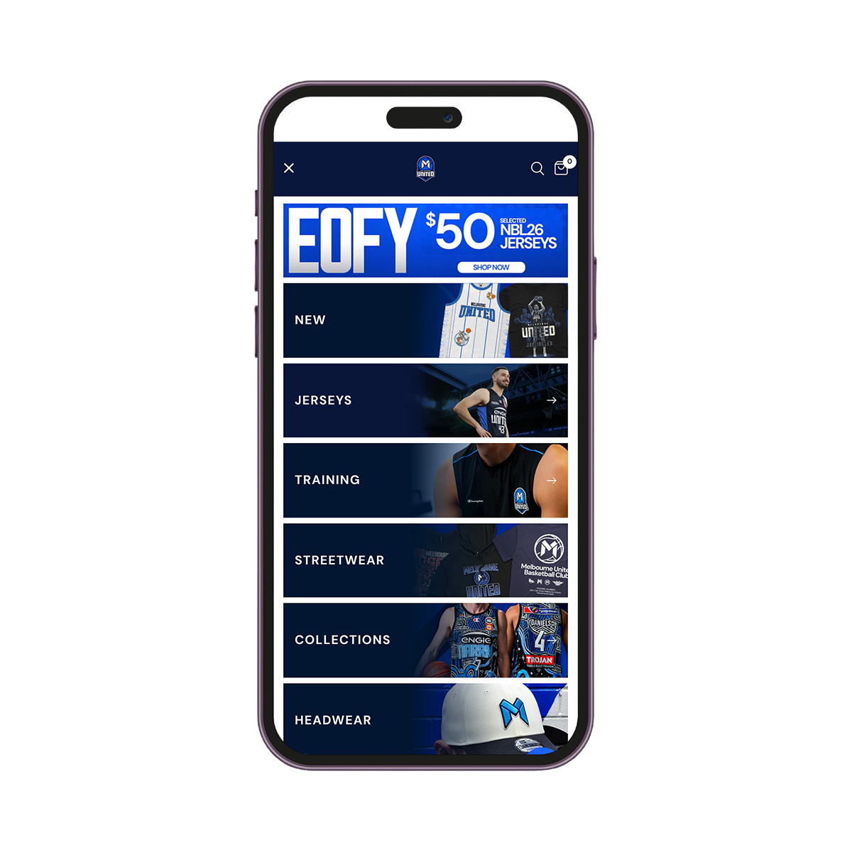 Mobile Menu Tile