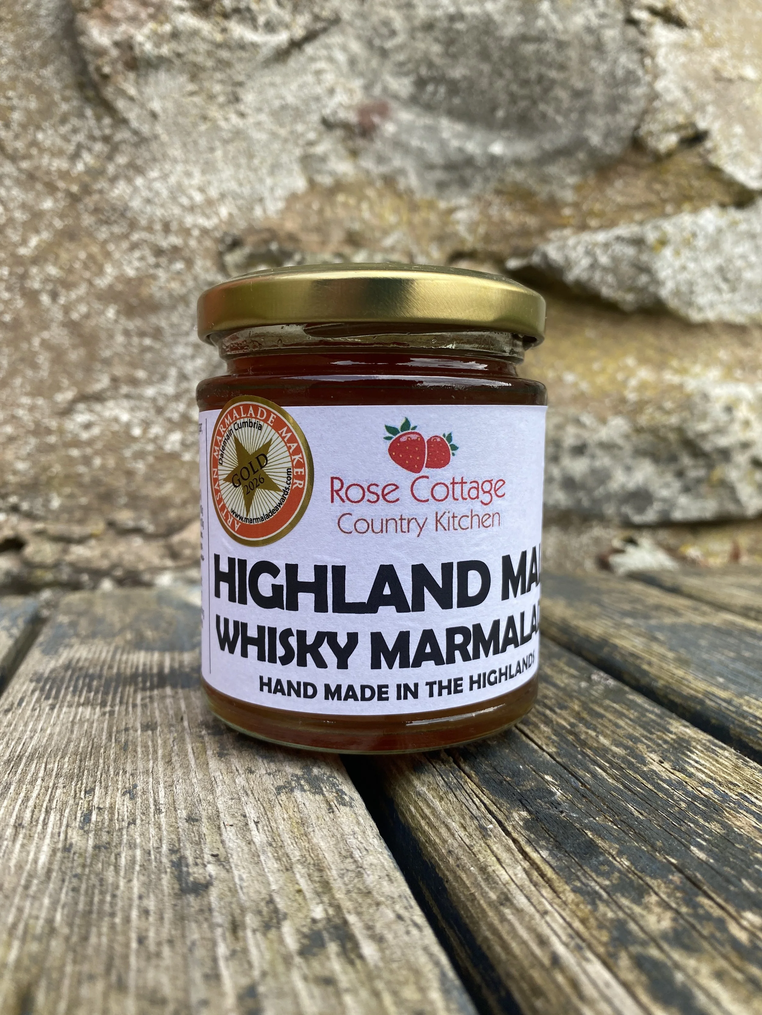 Artisan Gold Winner: Rose Cottage Country Kitchen, Highland Malt Whisky Marmalade