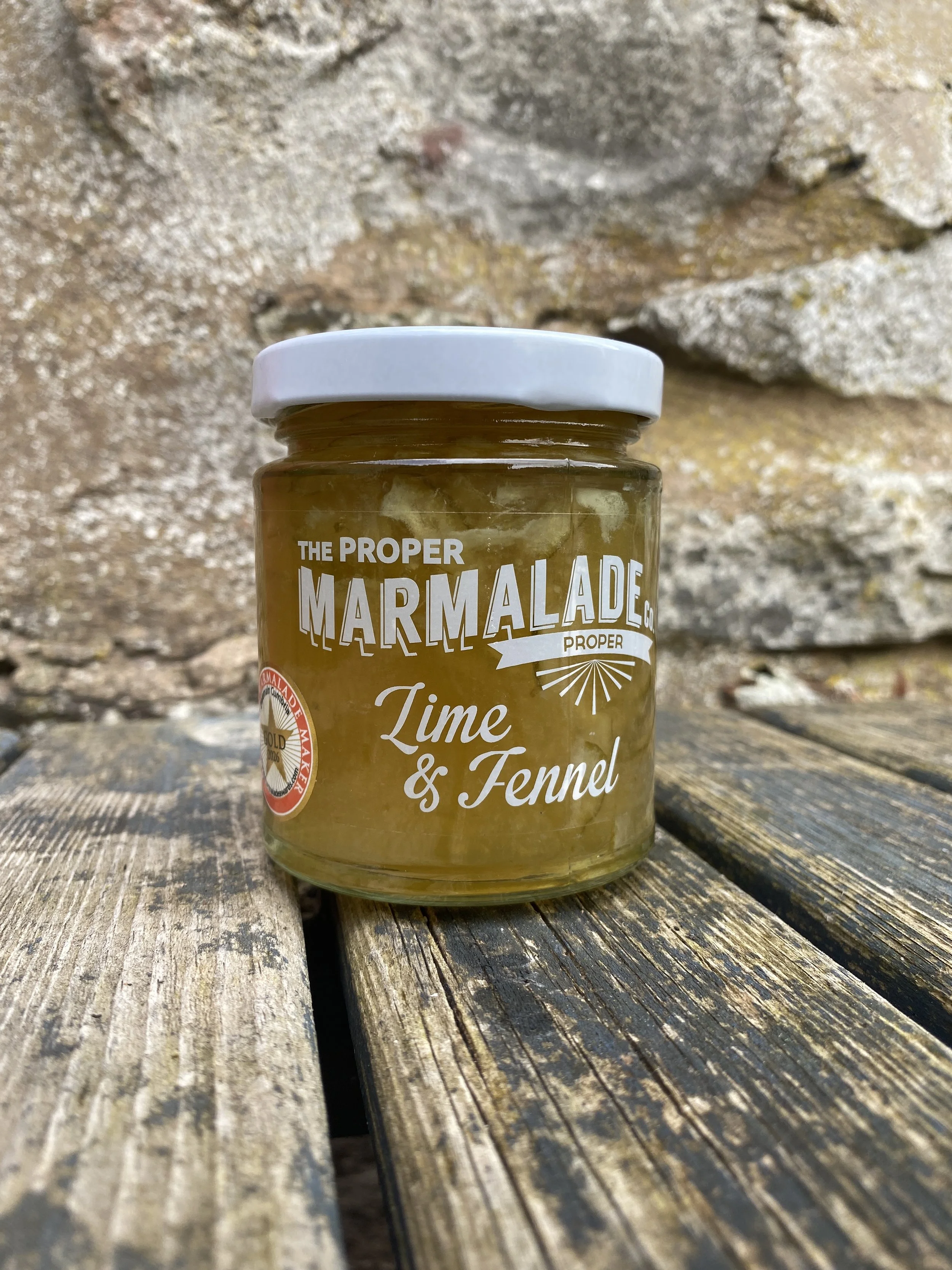 Artisan Gold Winner: The Proper Marmalade Company, Lime & Fennel Marmalade