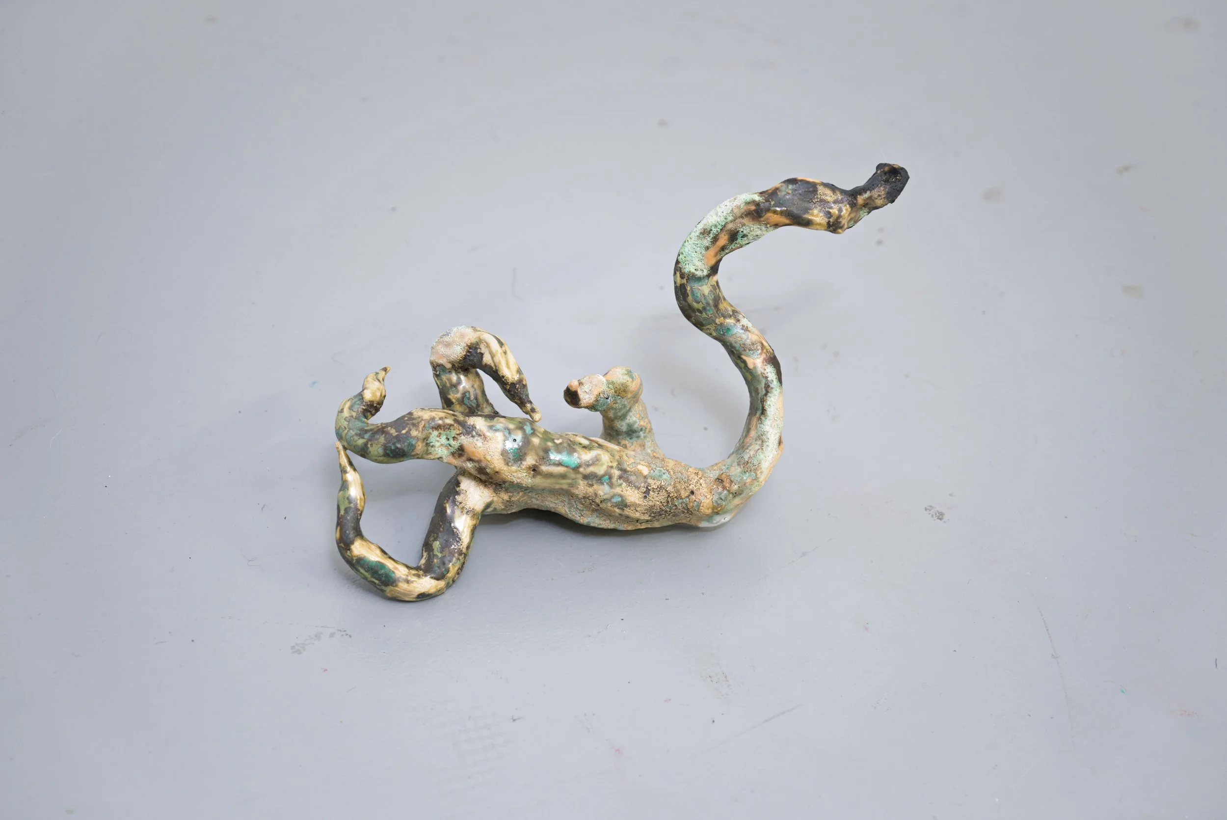 Alex Morante 
 Prophecy, 2026  
Glazed stoneware 
8 x 35 x 16 cm 
£1,200 
 