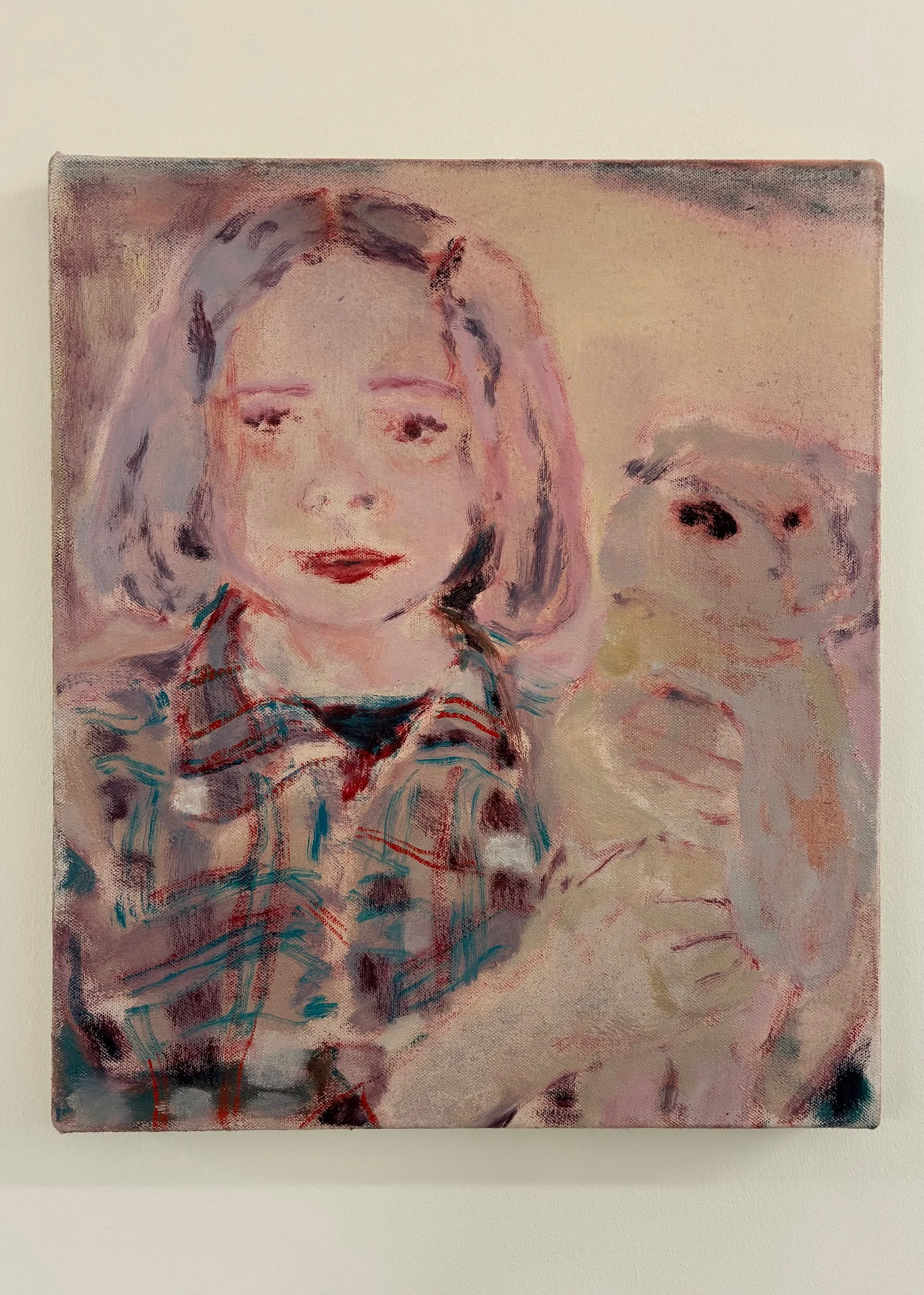  Esme Keenleyside  
 I grew up in a beautiful era, now sadly in the past , 2025 
Oil on canvas 
36 × 30 cm
