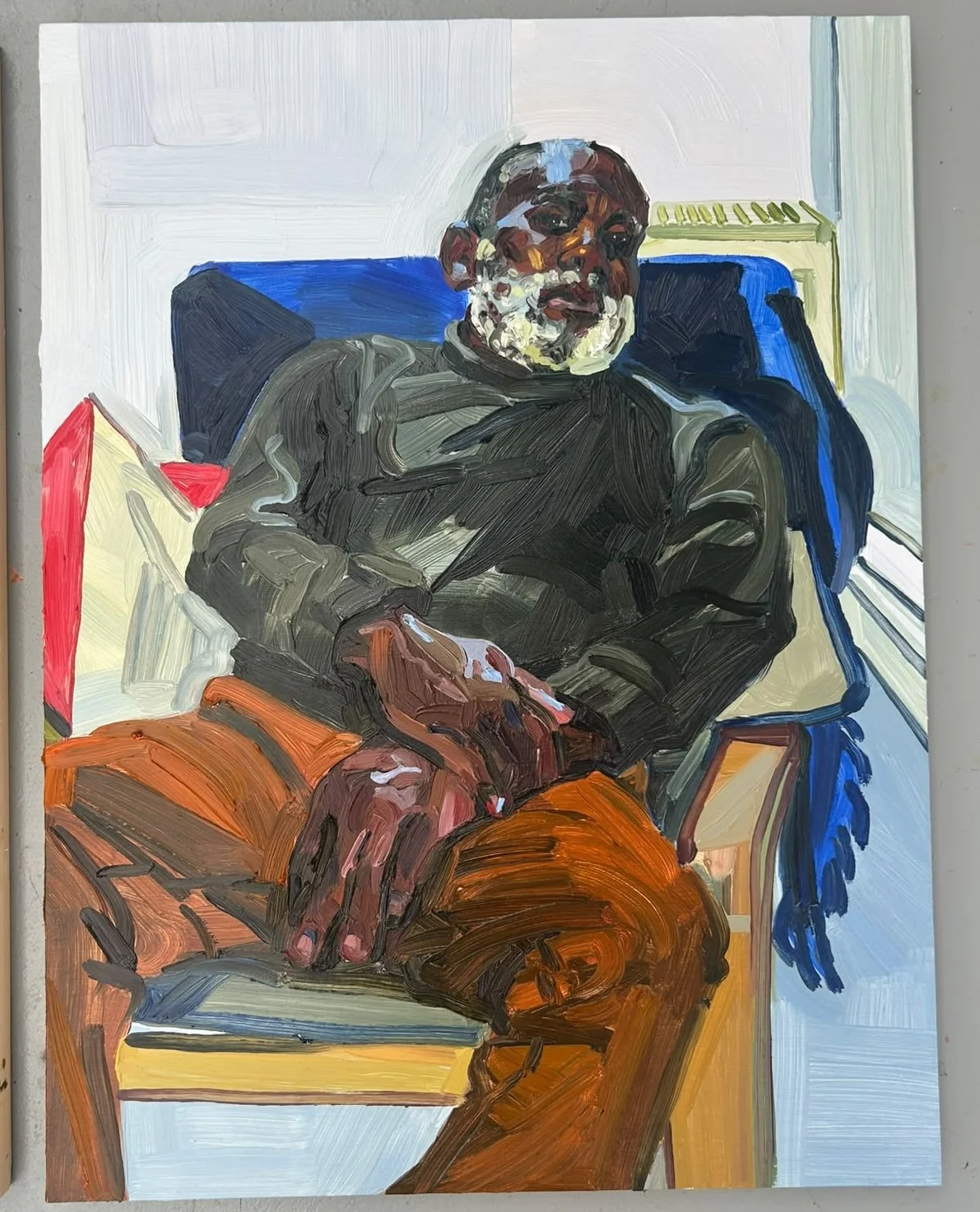  Geoffrey  
Oil on wooden panel 
46 x 61 cm 
£ [PRICE] ex. VAT 
 