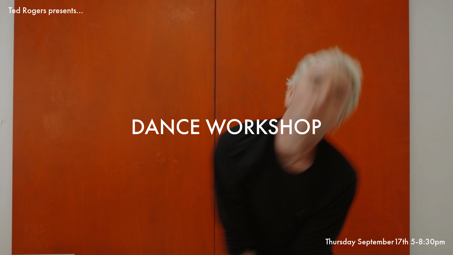 Ted Rogers Dance Workshop 