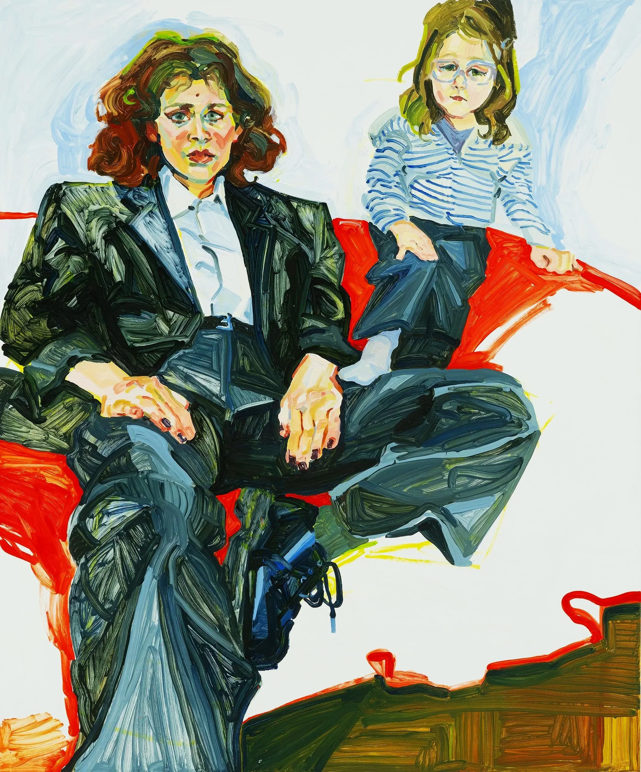  Amelia & Nina  
Oil on linen 
150 x 180 cm 
£ 9,000 
 