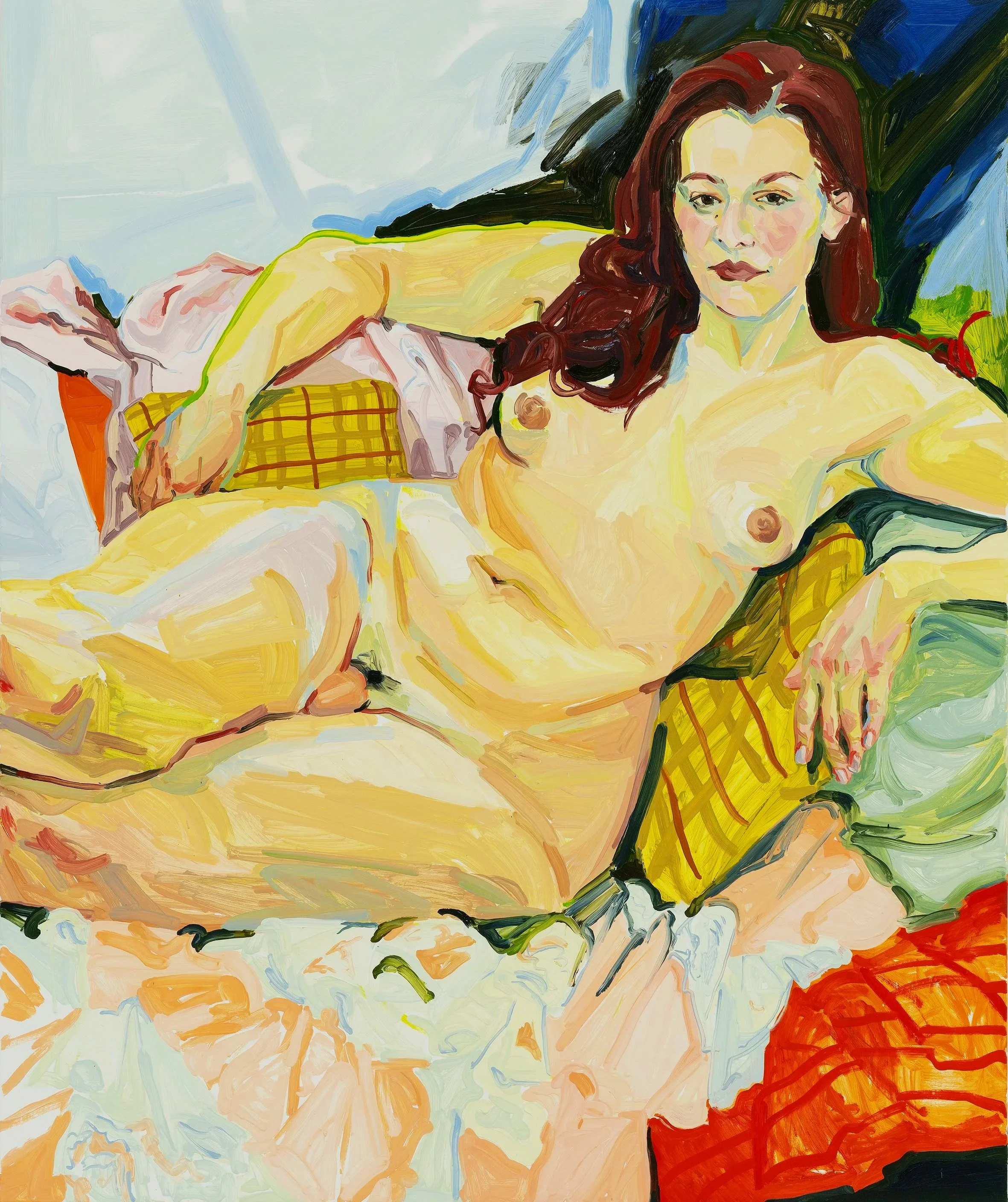  Lori-Mae, On Her Gowns  
Oil on linen 
150 x 180 cm 
£ 9,000 
 