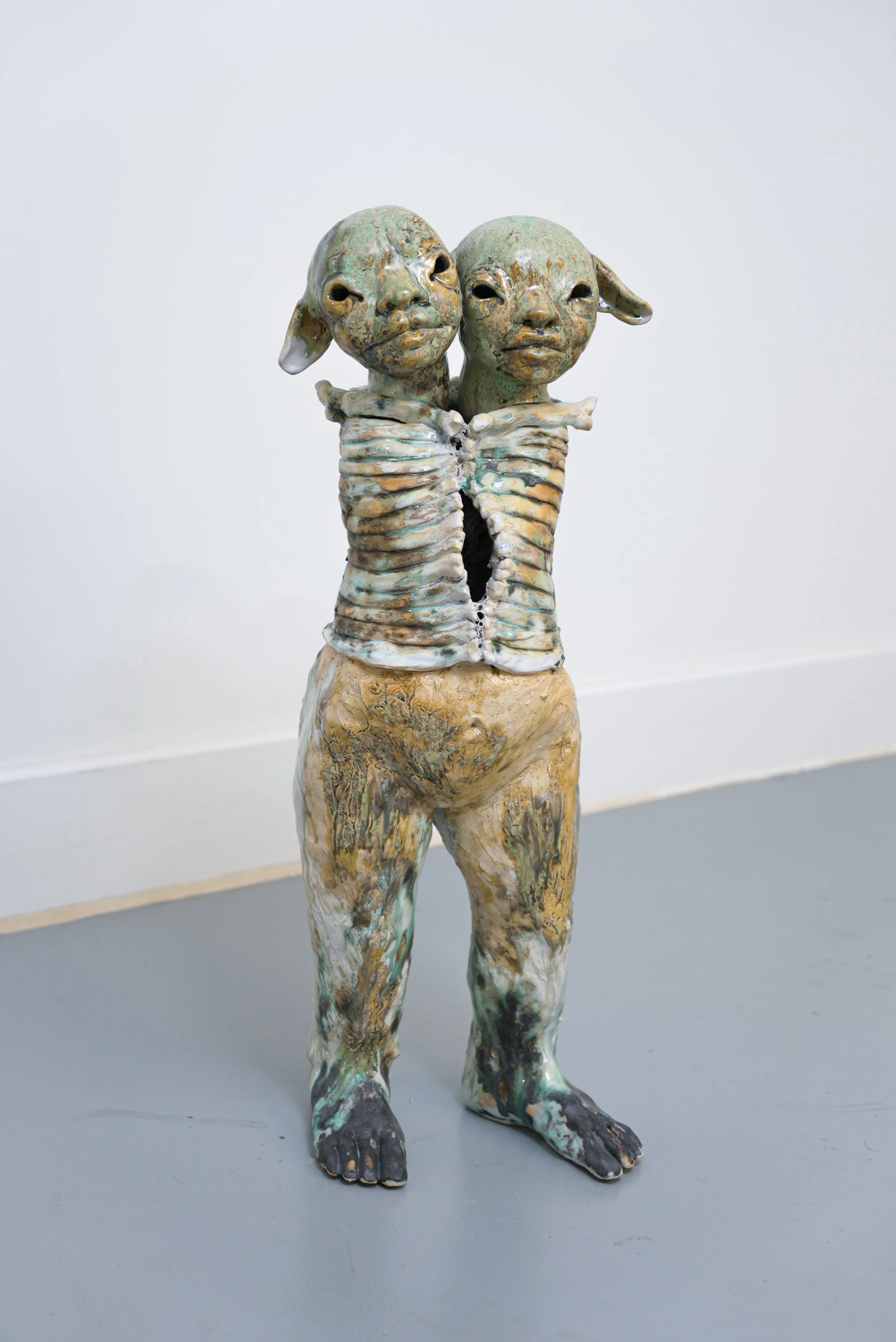 Alex Morante 
 Passenger, 2026  
Glazed stoneware 
72 x 22 x 18 cm 
£2,500 
 