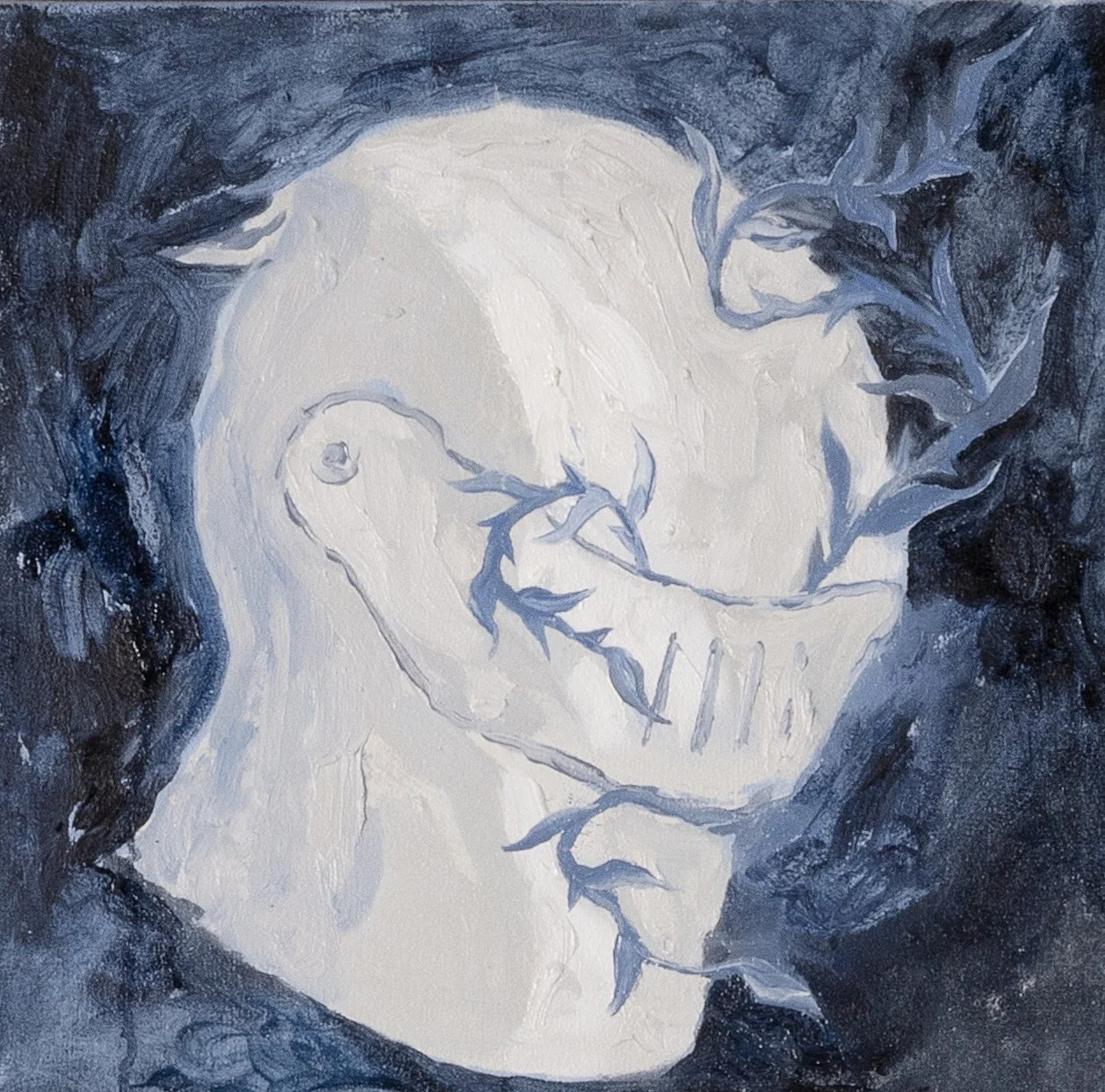  Elizaveta Zalieva  
 The Knight  
Oil on canvas 
30.5 × 30.5 cm 
£ 
 