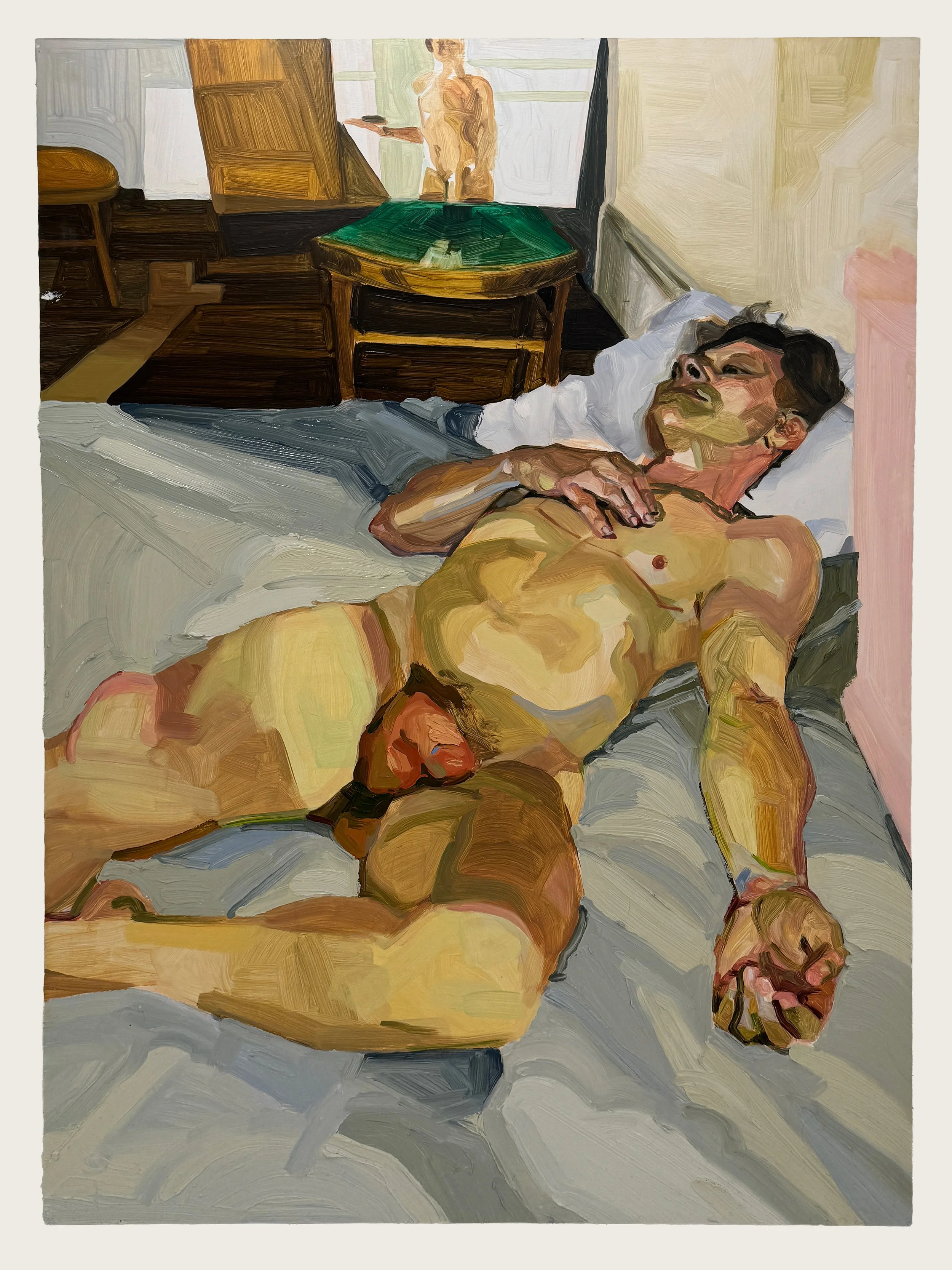  Brogan Bertie  
 If We Had to Invent Each Other, Would You Trust Me  
Oil on board 
122 × 84 cm 
2026 
Not for Sale 
 
